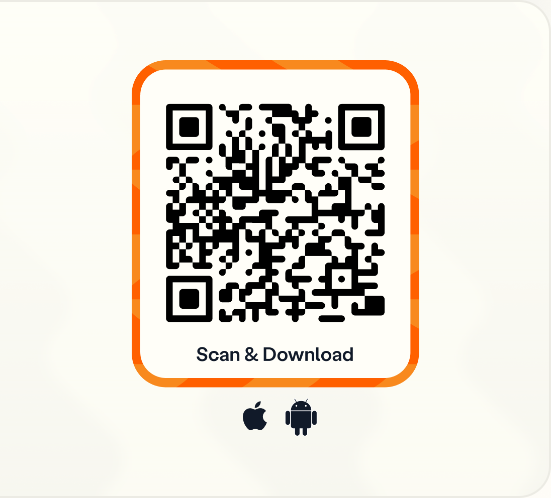 QR code to download the Venga app on iOS or Android